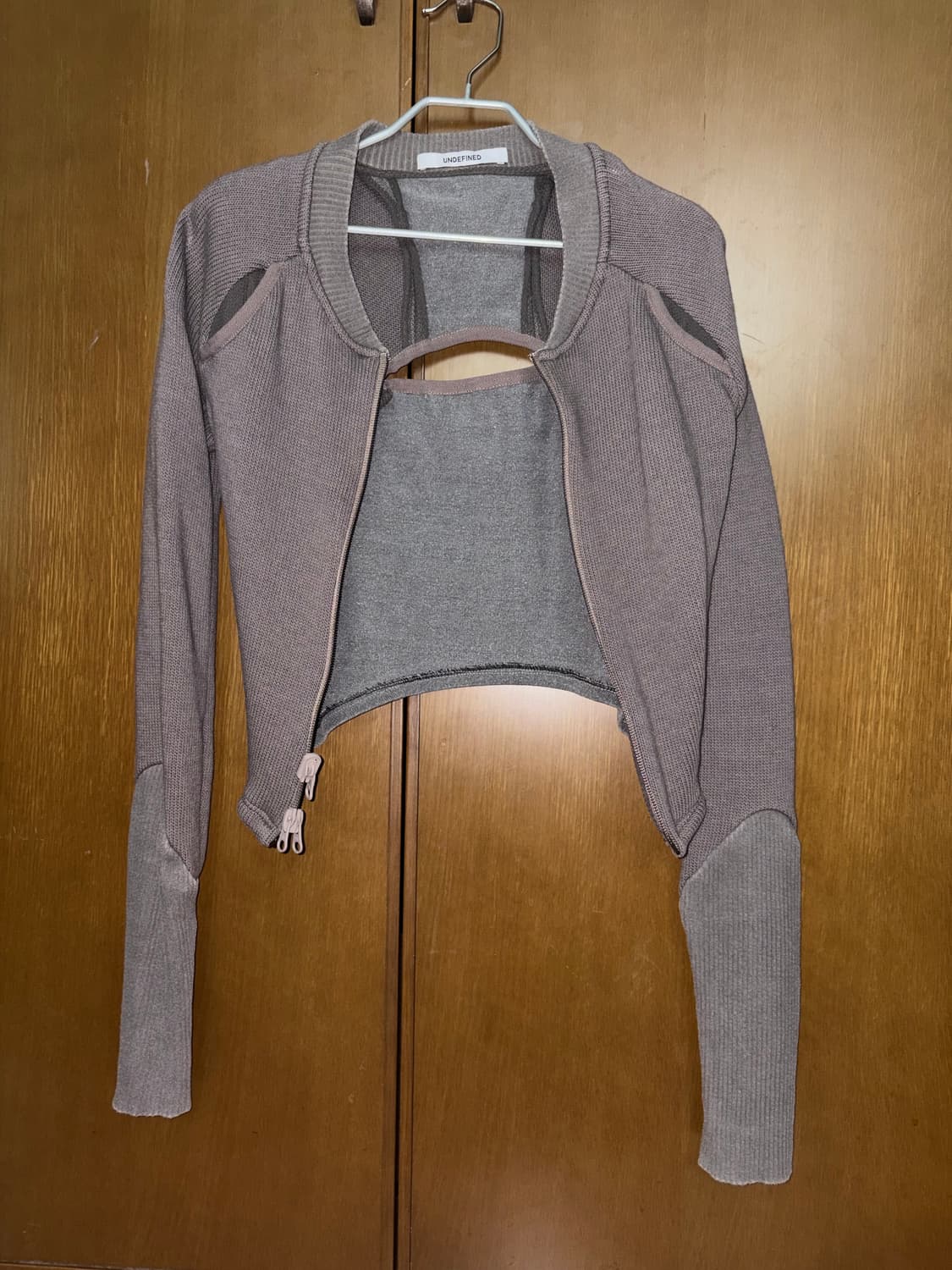 000 undefined 투웨이 지퍼 가디건 상품이미지2