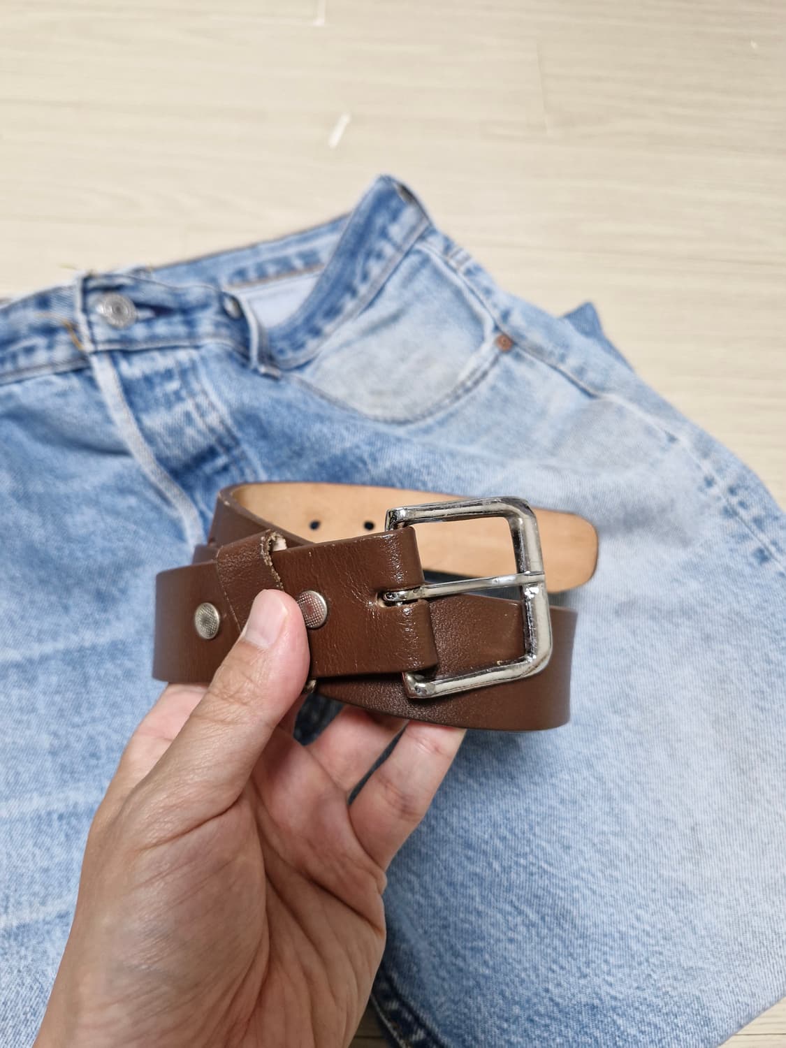 [32~36] 90s 빈티지 웨스턴 벨트 made in Mexico 상품이미지1
