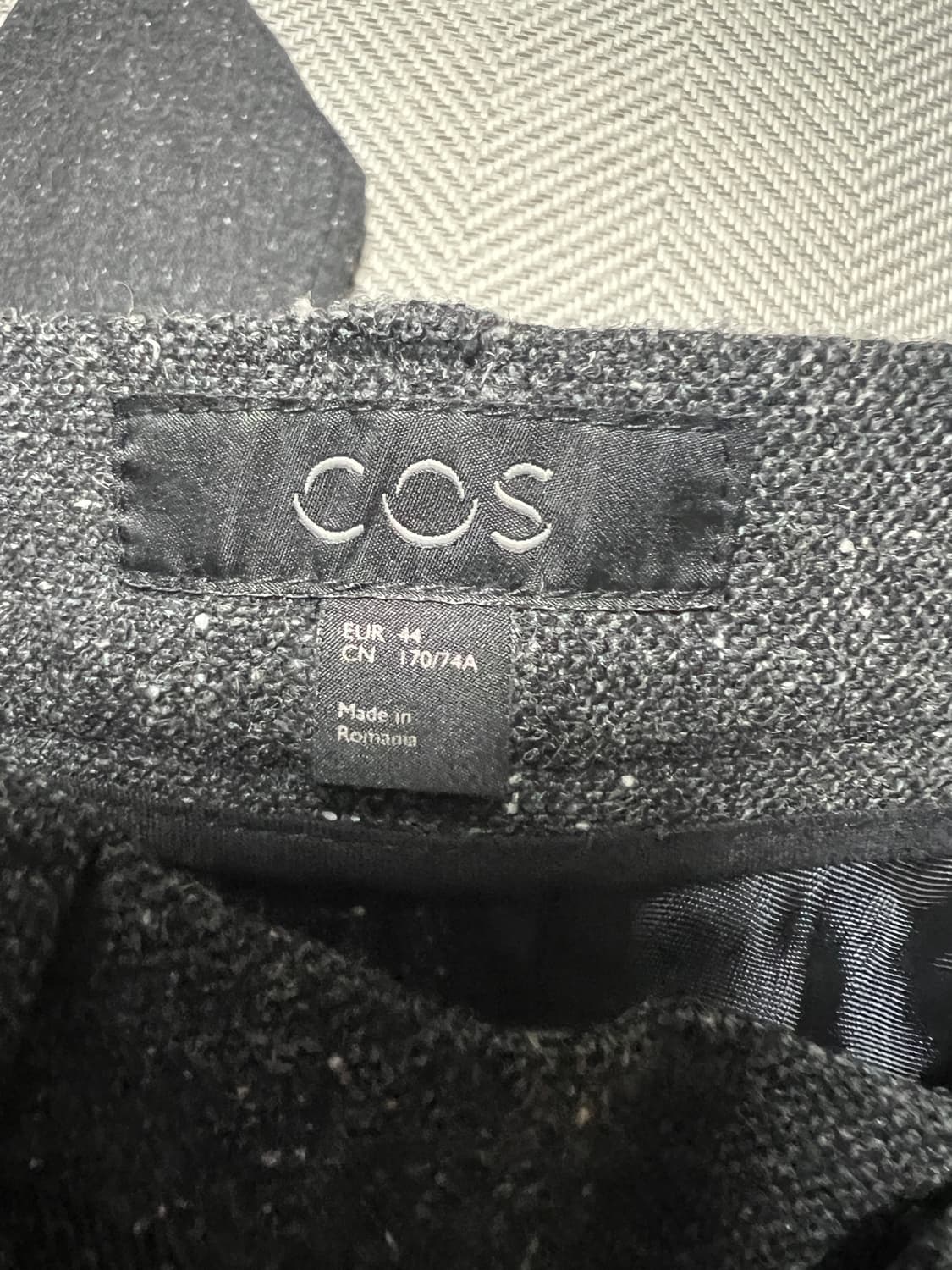 COS 코스 차콜 모직 팬츠 정품 상품이미지3