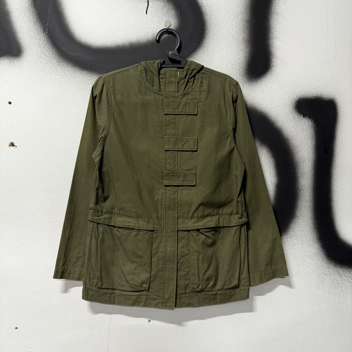 VTG 빈티지 벨크로 디테일 밀리터리 필드 후드 자켓 상품이미지1