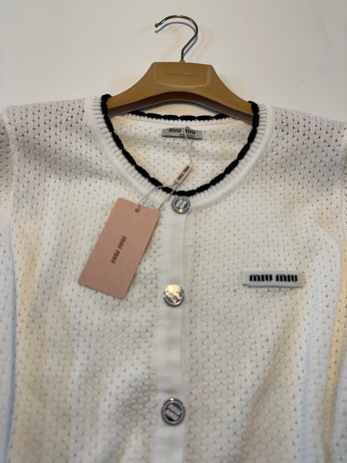 (새상품)미우미우나시가디건세트 상품이미지5