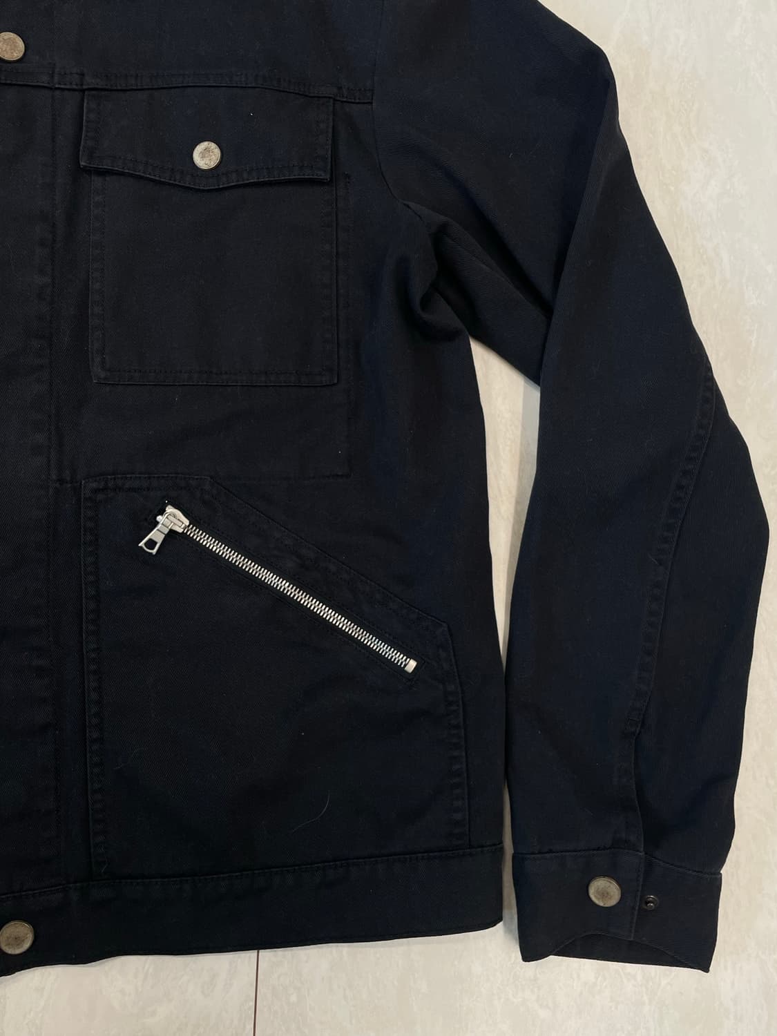 Palm Angels 팜엔젤스 시그니처 로고 코튼 자켓 블랙 상품이미지6