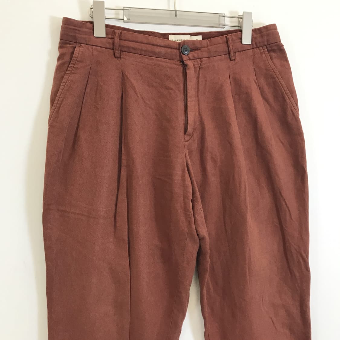 클럽모나코 투턱플리츠 린넨팬츠 [31] 상품이미지2