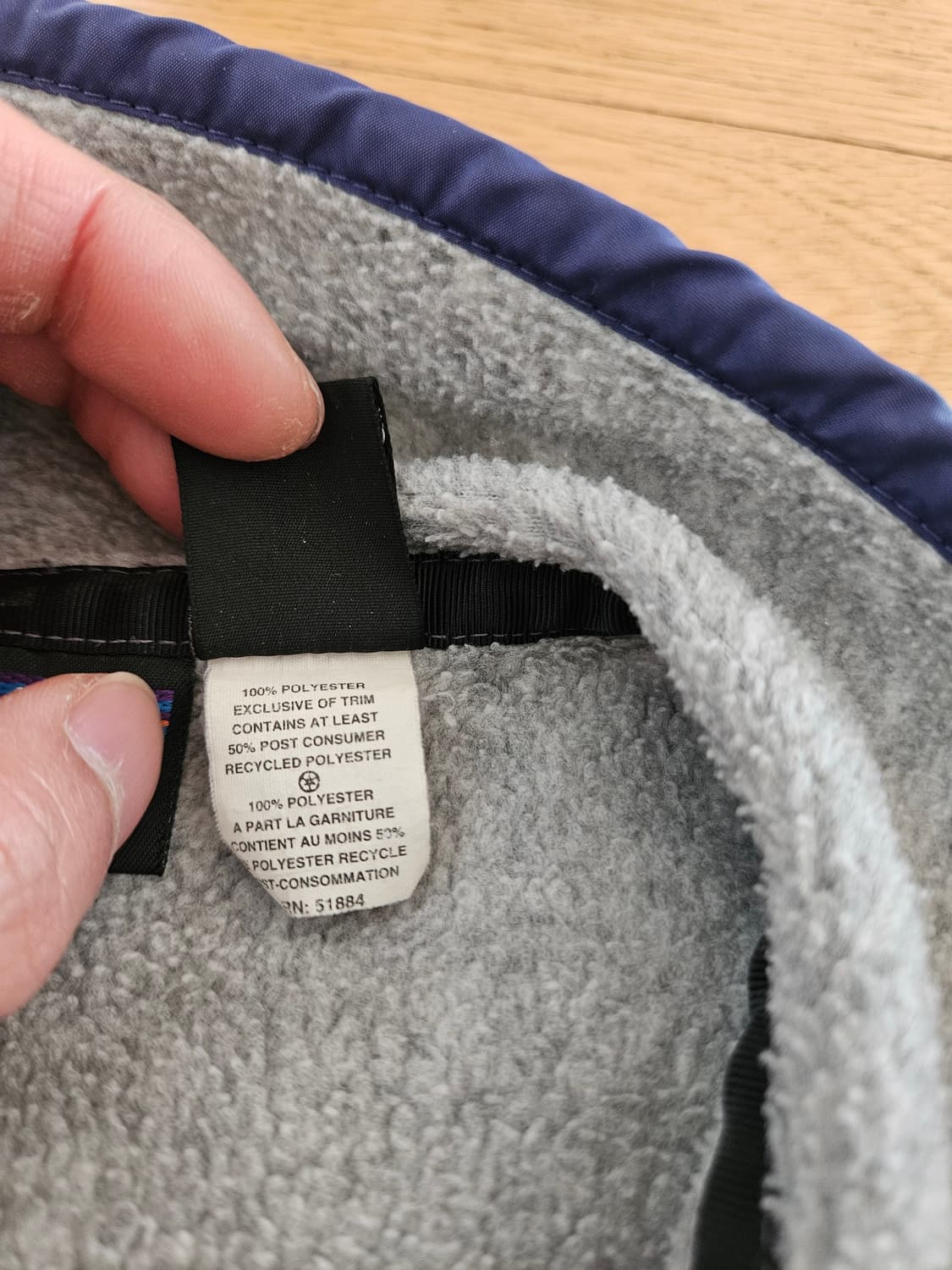 소장 파타고니아 신칠라 시멘트 블루 후리스 플리스 아노락 상품이미지7