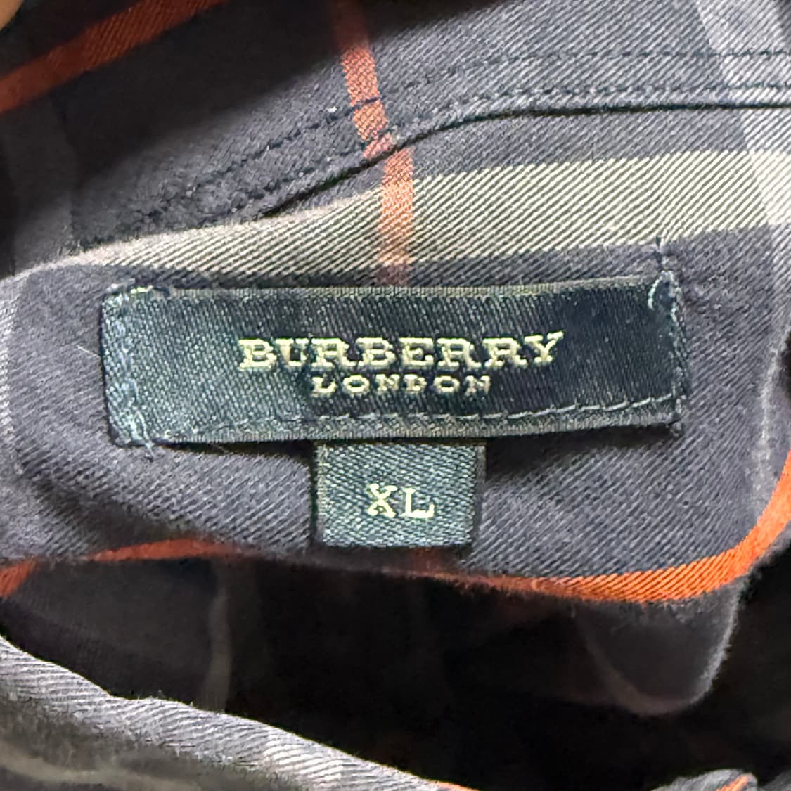 ‼️ Burberry XL 네이비 노바체크 셔츠 ‼️ 상품이미지3