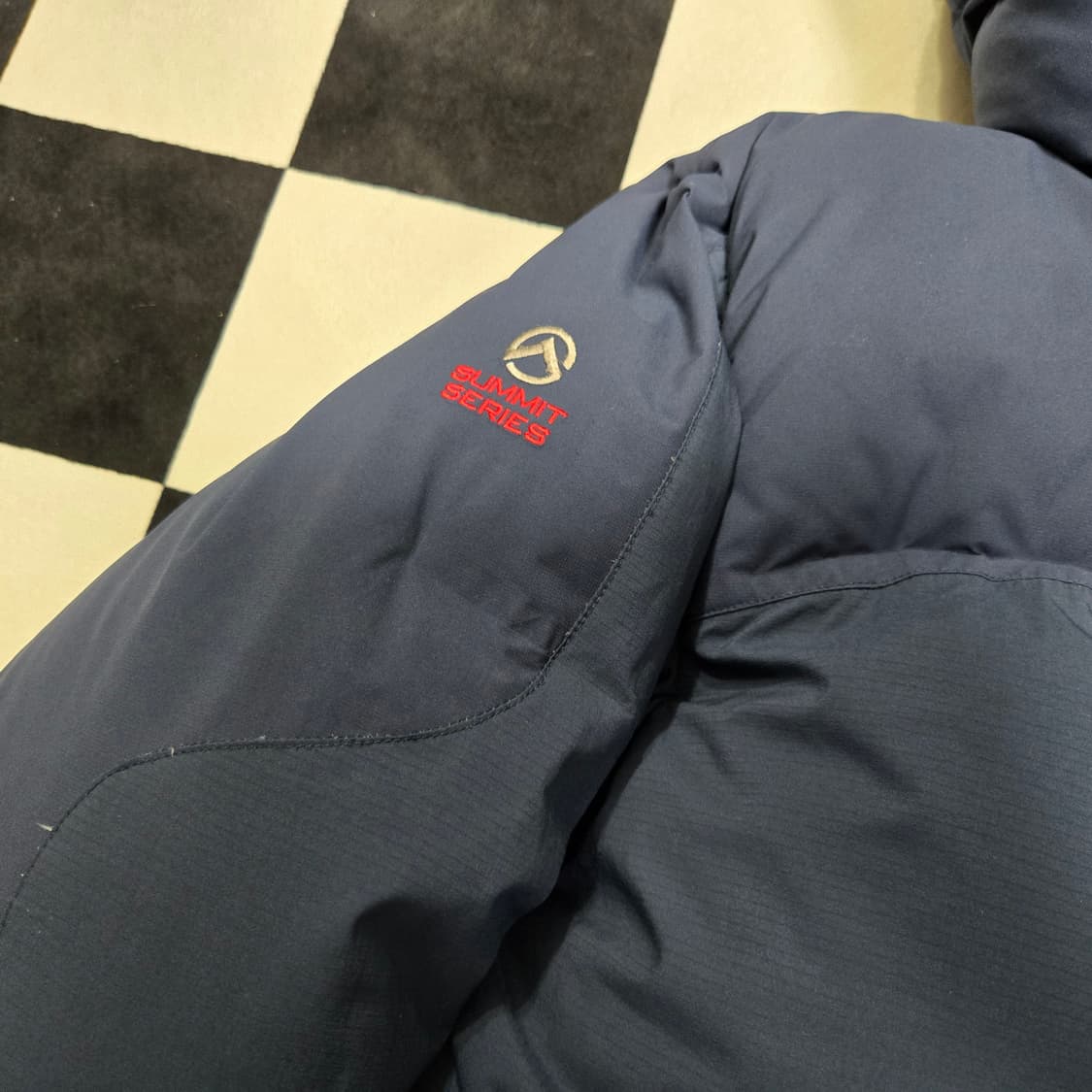 L 노스페이스 히말라야 UIAA 한정판 구스다운 자켓 네이비 상품이미지3