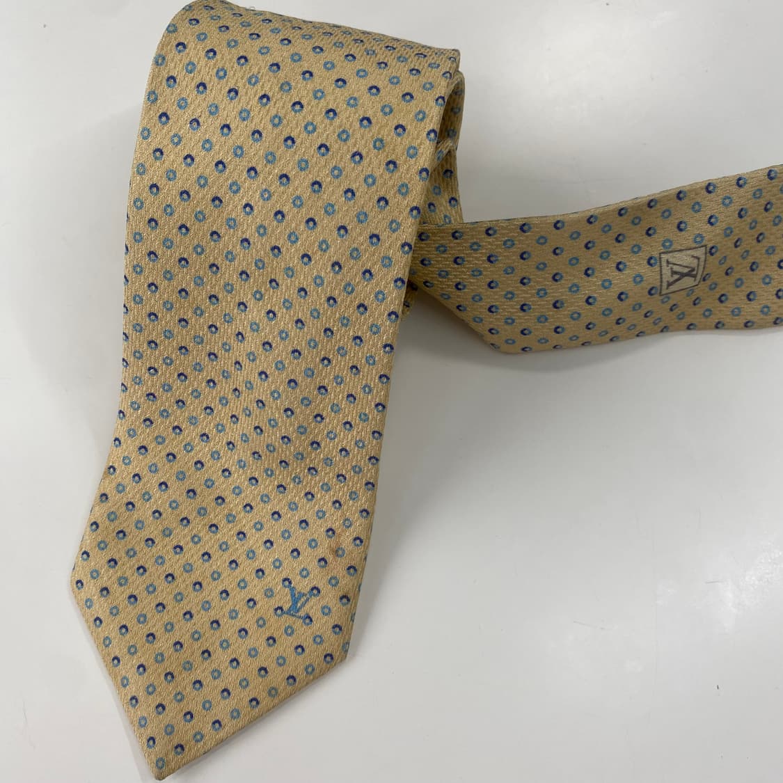 루이비통 (LOUIS VUITTON) 심플로고 정품 명품넥타이 7.8cm 상품이미지6