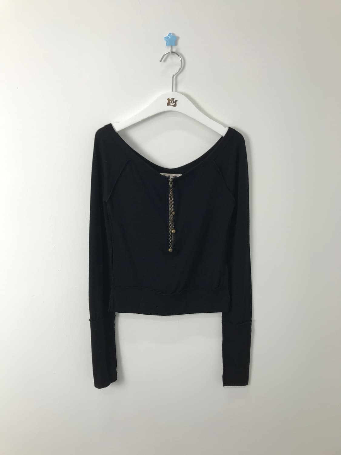 D.I.A. Zip Detail Cropped Knit Top 상품이미지3