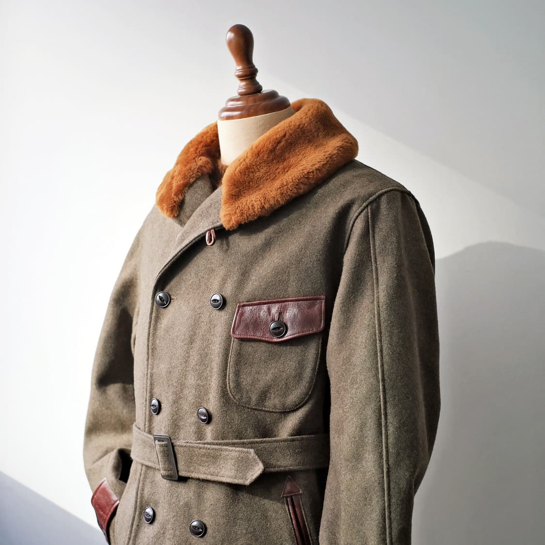 버즈릭슨 미해군 수송기용 플라잉 멜튼울코트 42사이즈 상품이미지2