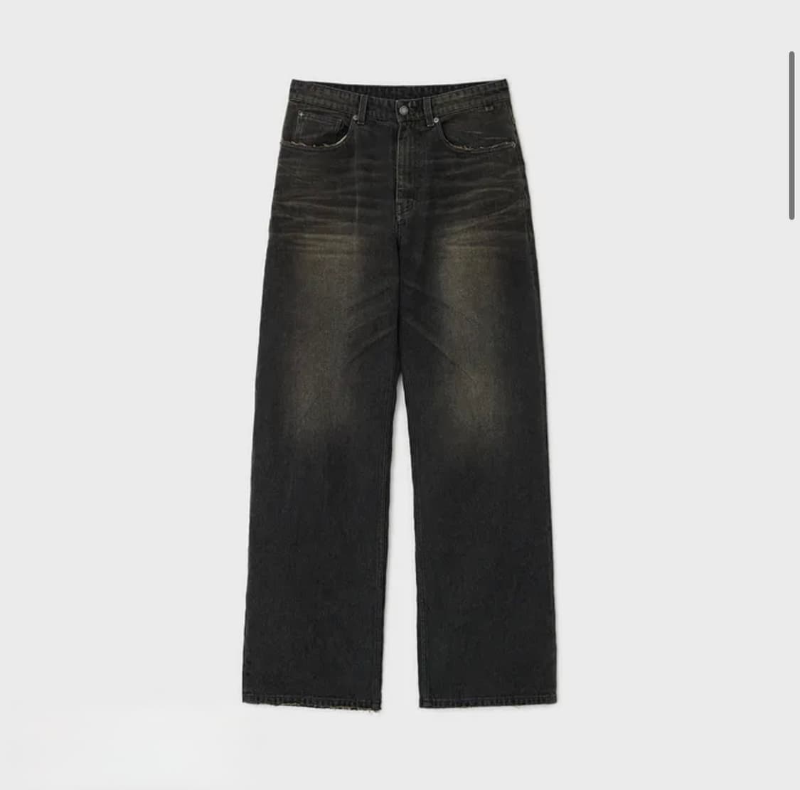 벨리에 미드와이드 데님 팬츠 빈티지 블랙 32/30 상품이미지1