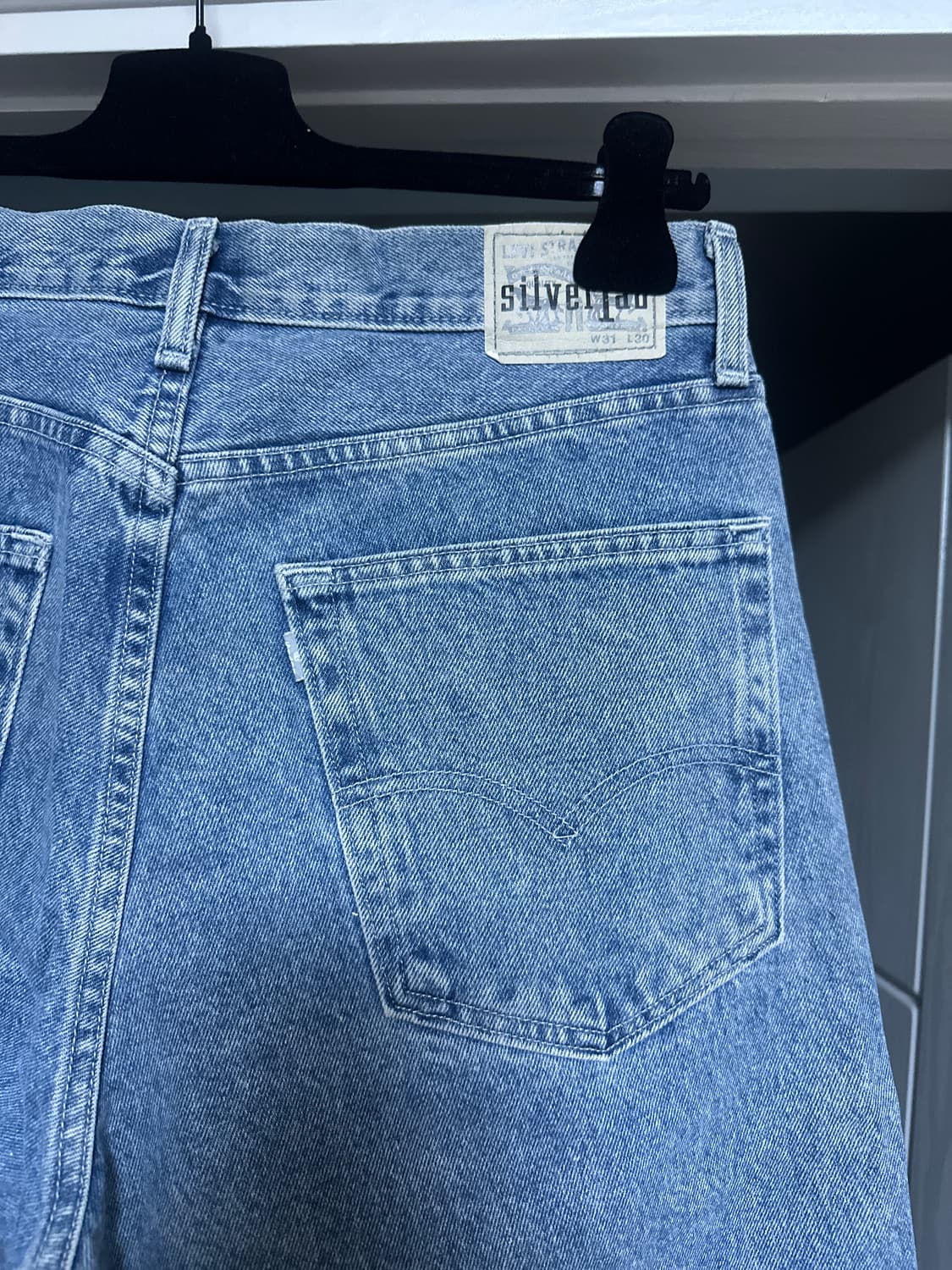 [31X30] 리바이스 실버탭 배기 데님 팬츠 중청 상품이미지4