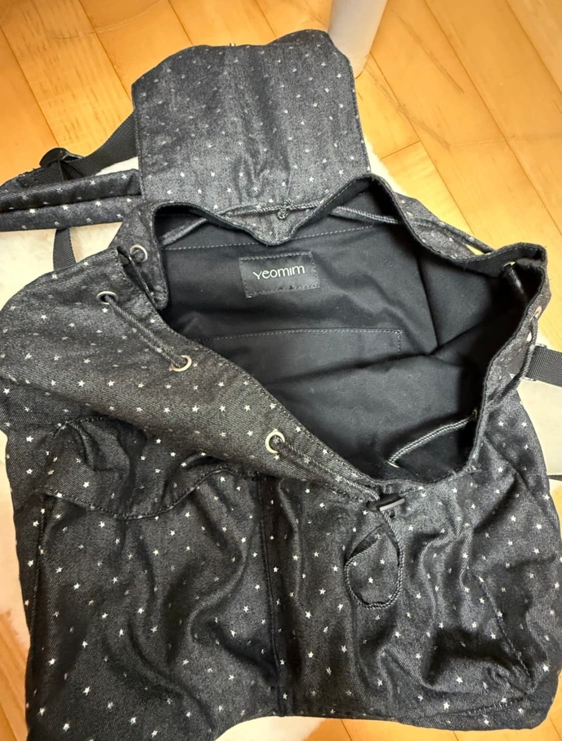 Yeomim 여밈 미니데이 백팩 스타블랙 상품이미지3