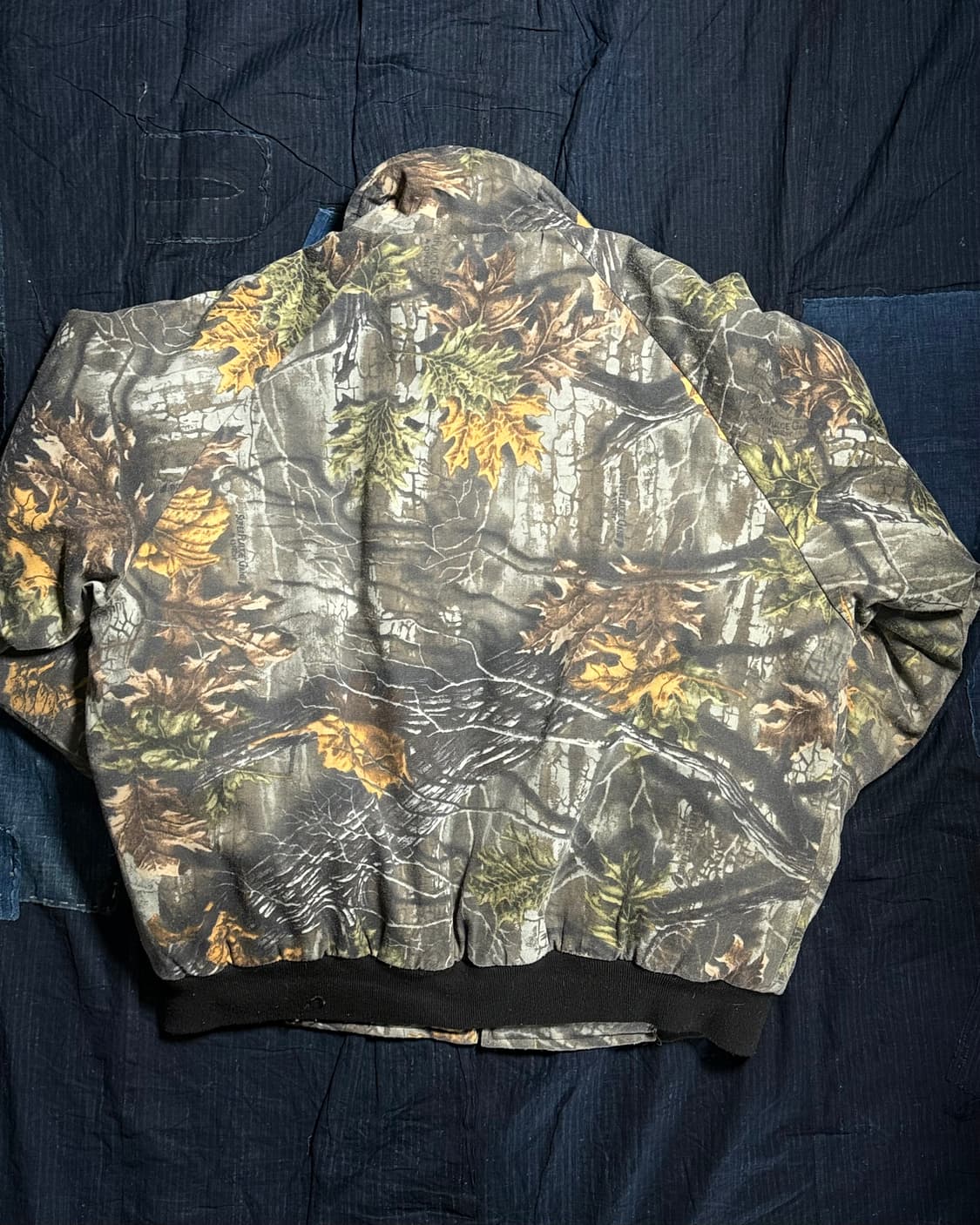 90‘s 테크스킨 코튼우드 카모 패턴 봄버자켓 105-107 상품이미지6