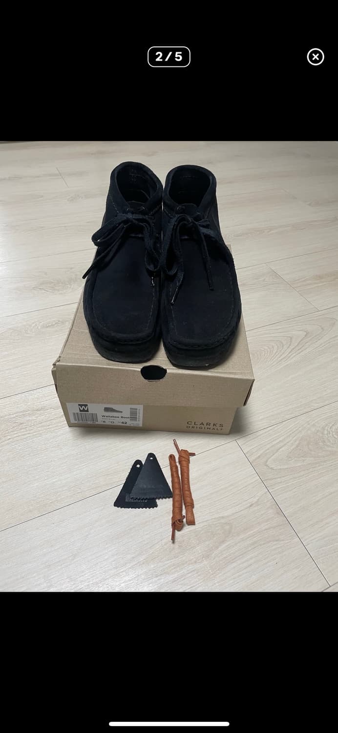 클락스 왈라비 블랙 265 상품이미지2