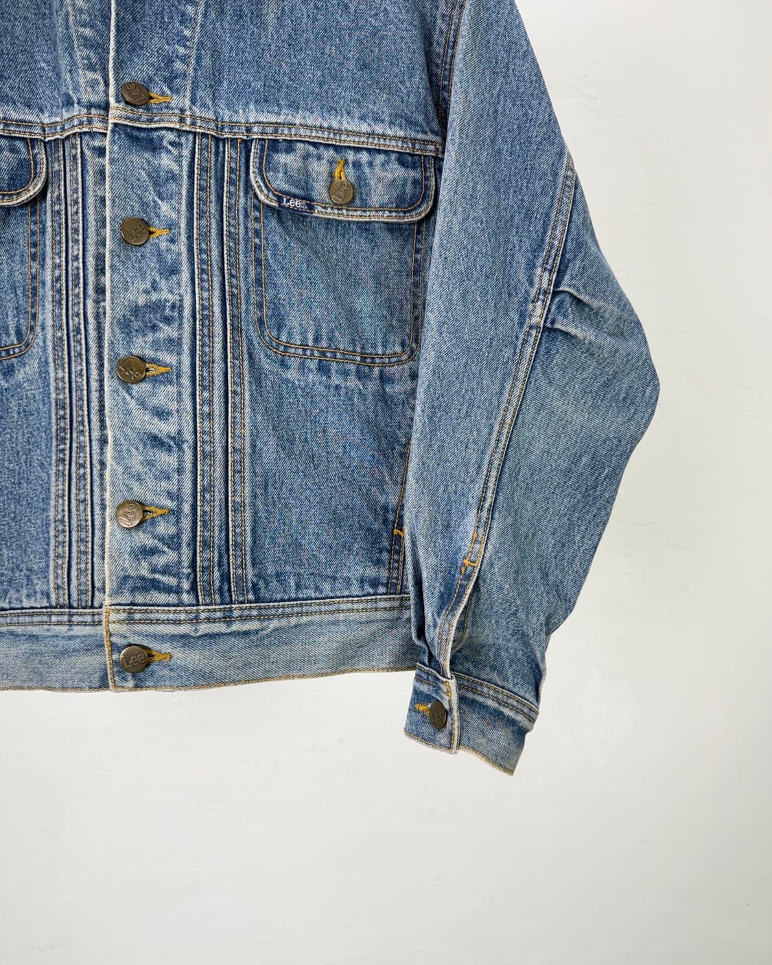 리 80s 라이더스 인디고 블루 데님 트러커 자켓 상품이미지5