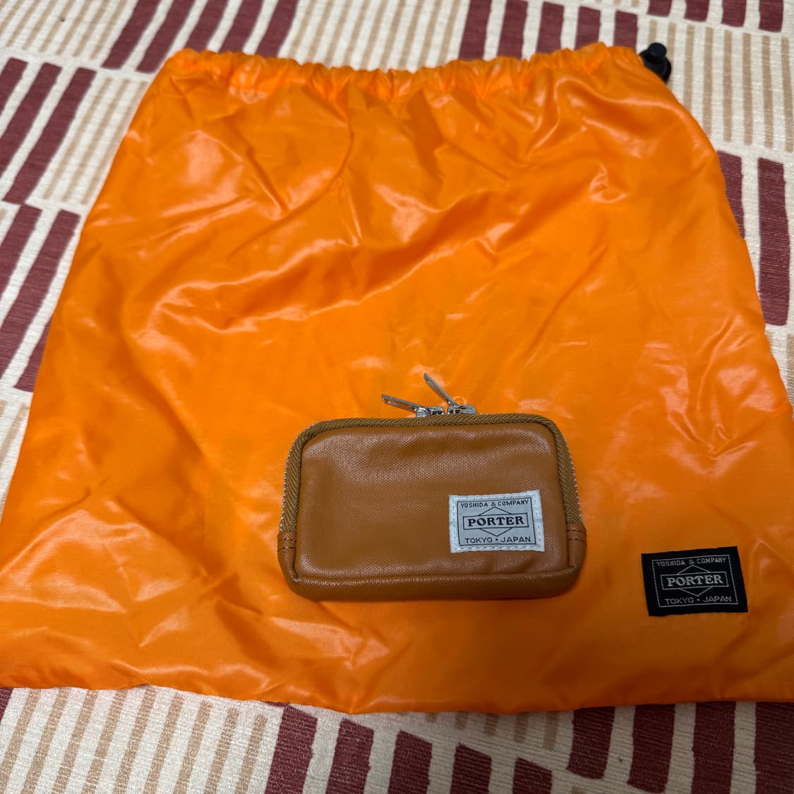 요시다 포터 프리스타일 멀티 코인 케이스 카멜 색상 상품이미지1