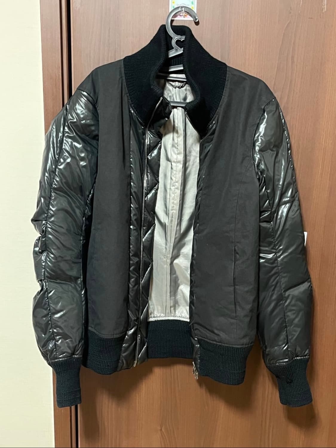 THE VIRIDI ANNE 하이넥 구스다운 플라이트 자켓 상품이미지3