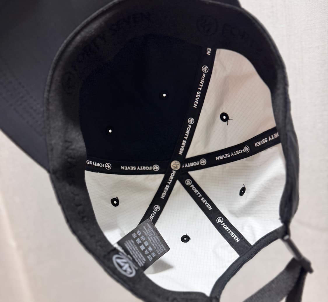 난가 나일론 볼캡 블랙 상품이미지4