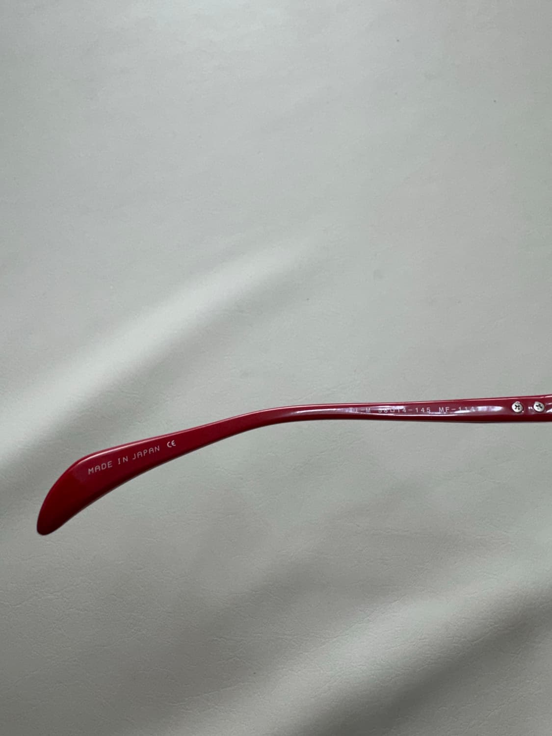 마사키 마츠시마 블랙/레드 반무테 티타늄 새상품 상품이미지2