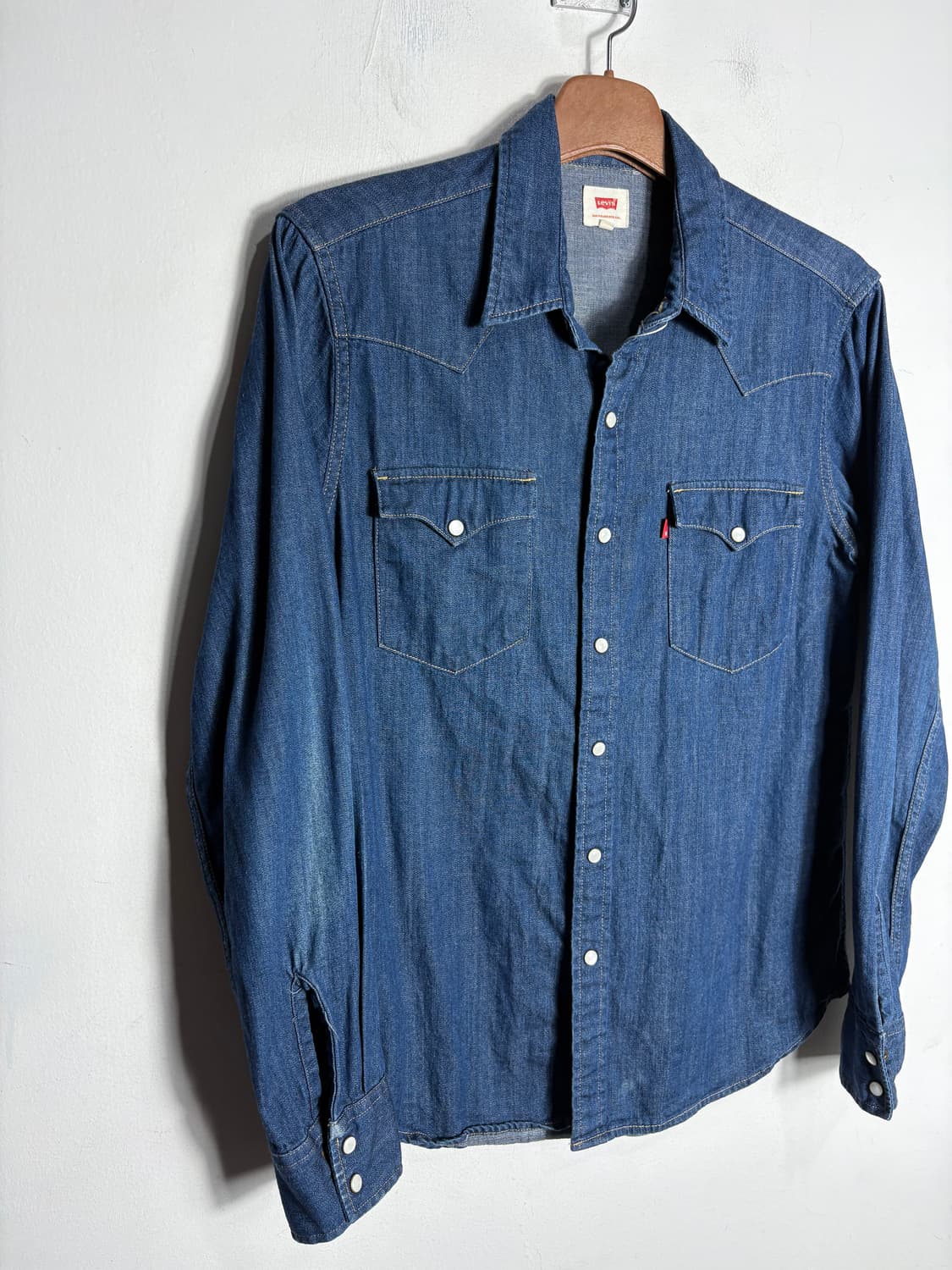 리바이스 진청 데님 웨스턴  셔츠 상품이미지2