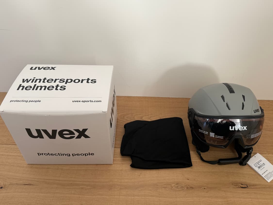 유벡스 인스팅트 바이저 프로 V 그레이-매트 59-61cm 상품이미지8