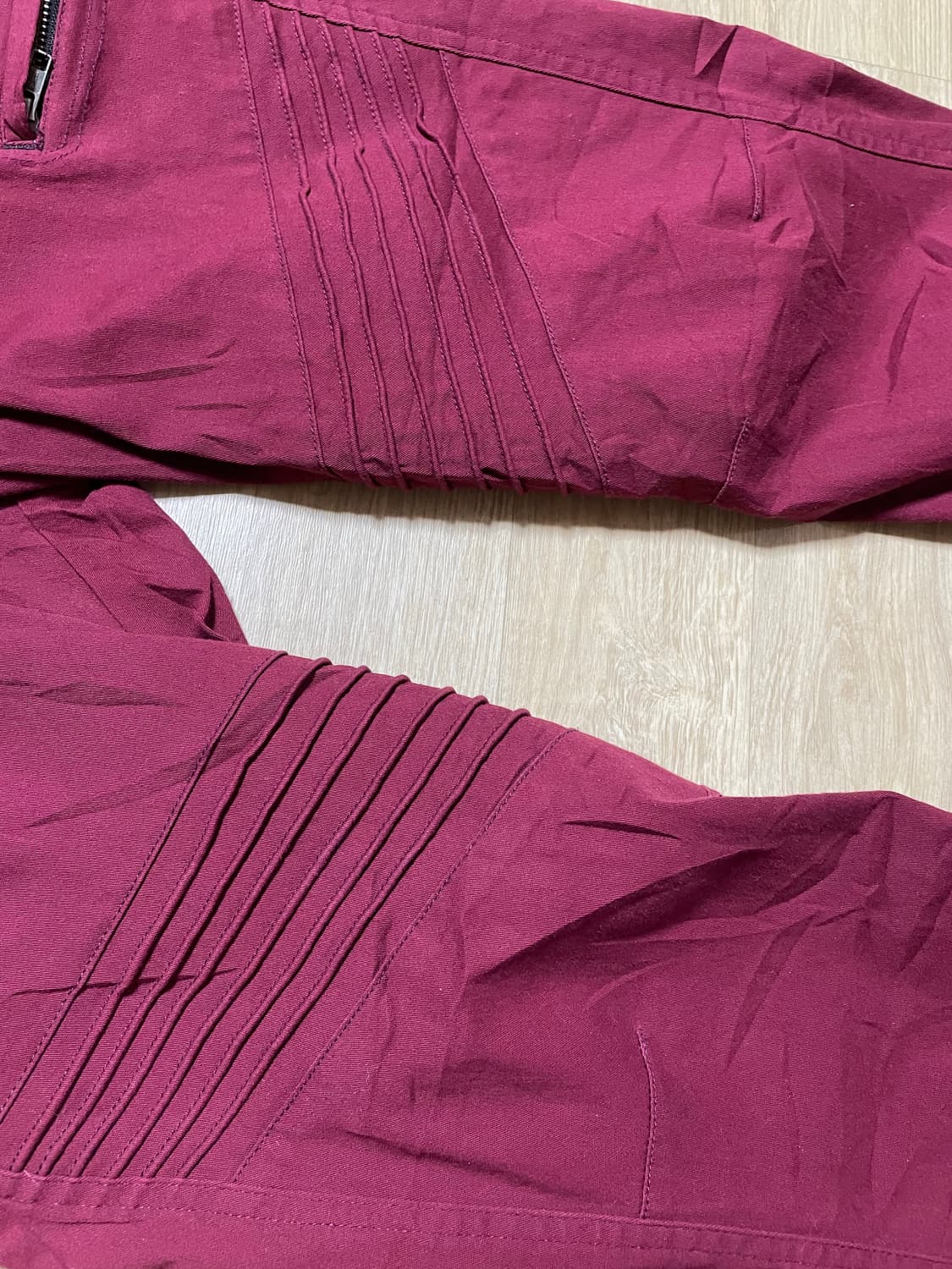     버건디 워크웨어 집업 점프수트  상품이미지4