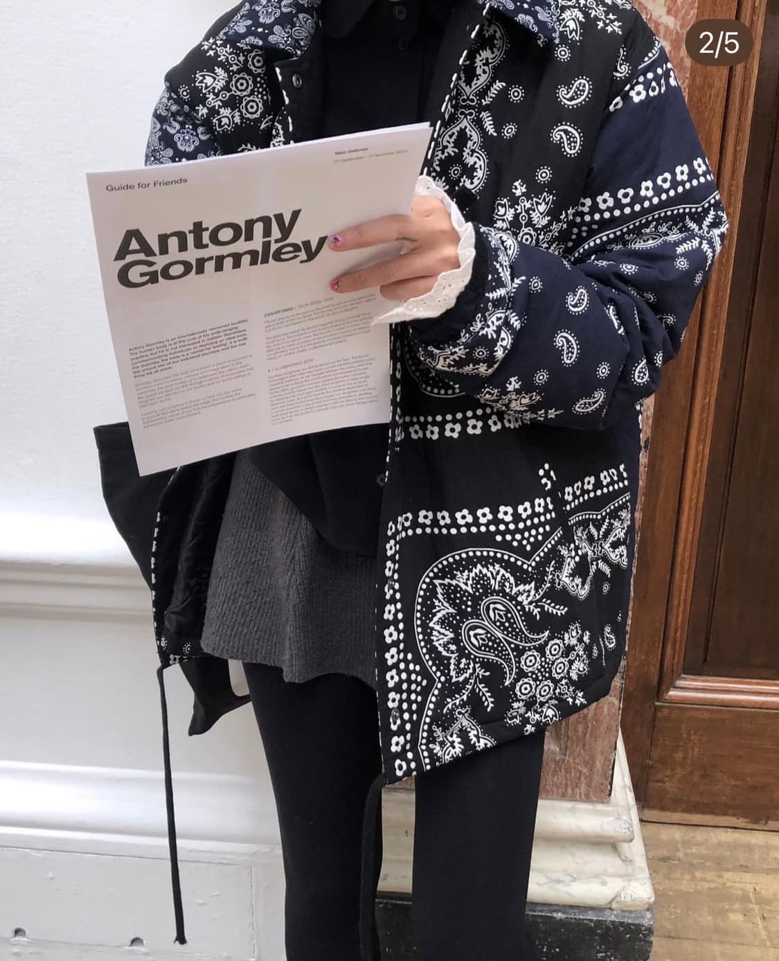 김나영  two much talker 투머치토커 페이즐리 패딩 점퍼 상품이미지4