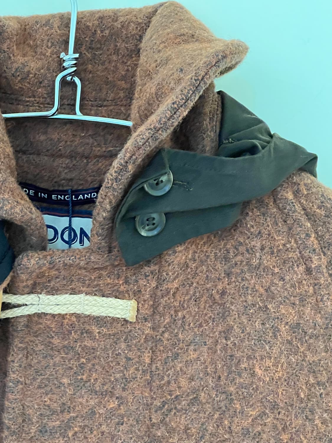 런던트레디션 더플 코트 오렌지 그레이 40사이즈 상품이미지9