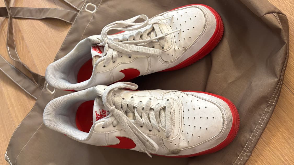 나이키 에어포스 1 로우 빨간완창 270 상품이미지2