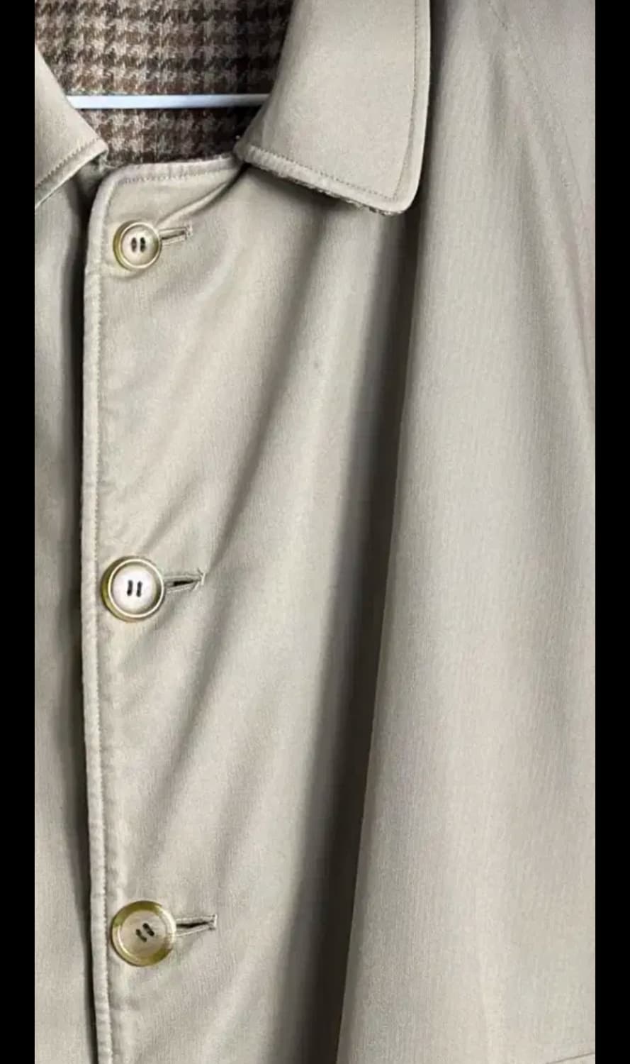 80s 빈티지 Burberry's  버버리 리버시블 코트 상품이미지6