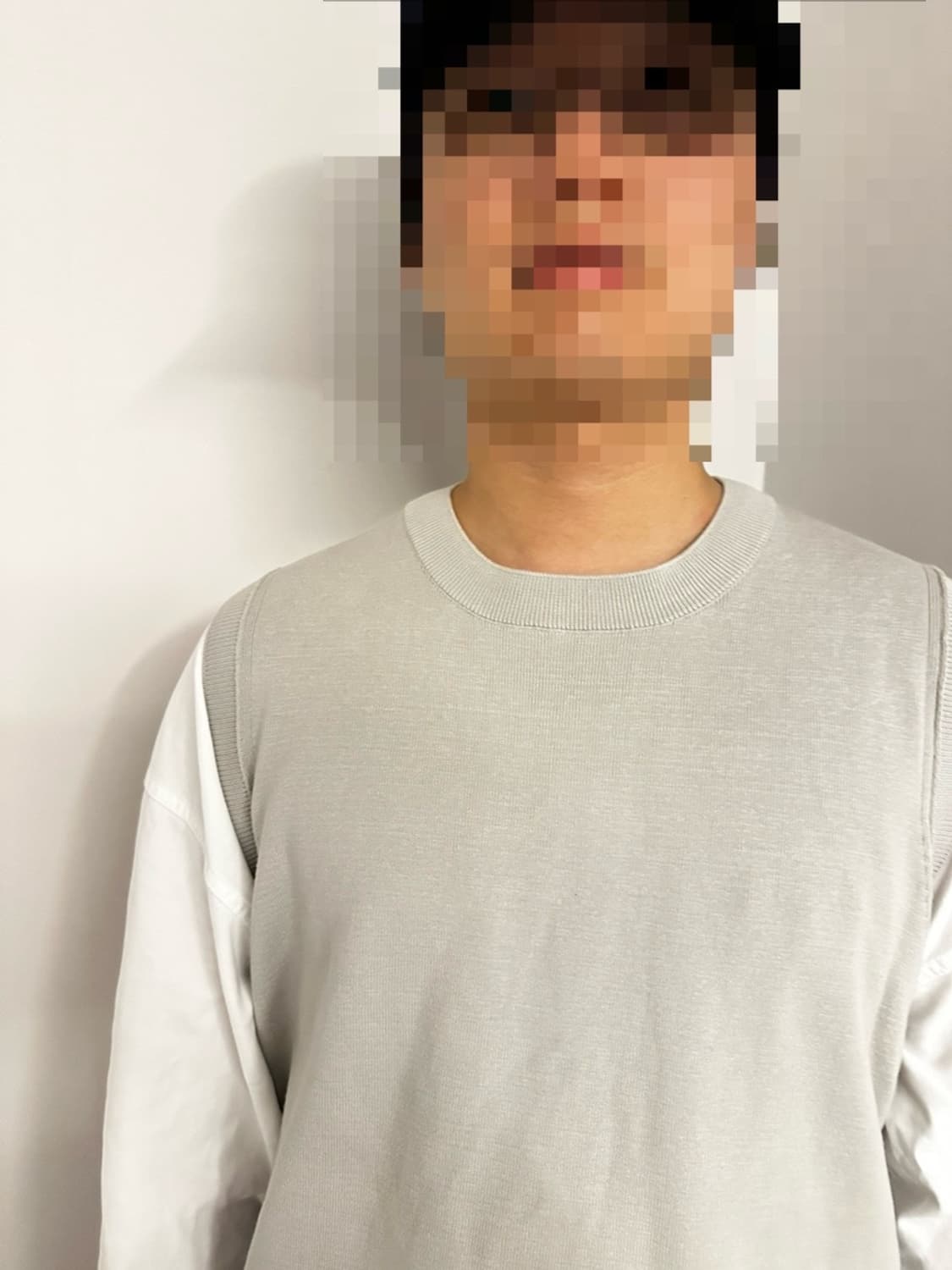 포터리 컴포트 크루넥 니트베스트 그레이 1 사이즈 상품이미지3