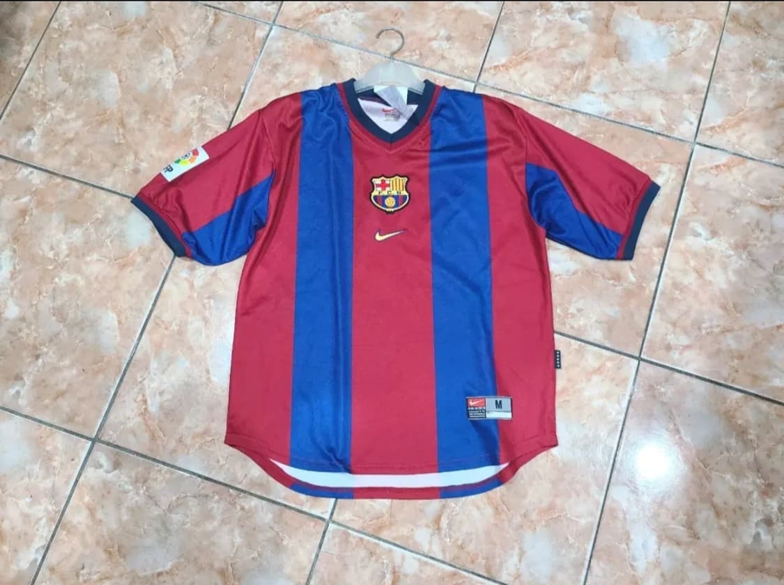 나이키 98 99 FC바르셀로나 올드레플 축구져지 상품이미지1