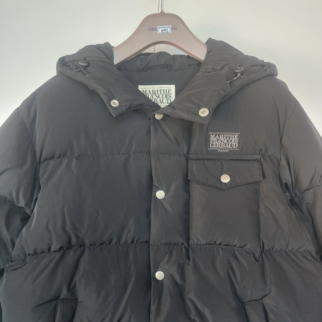 마리떼 프랑소와저버 블랙 후드 패딩 상품이미지2