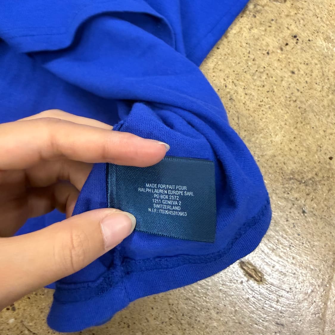 폴로 랄프로렌 빅포니 블루 레드 성조기 롱슬리브  상품이미지6