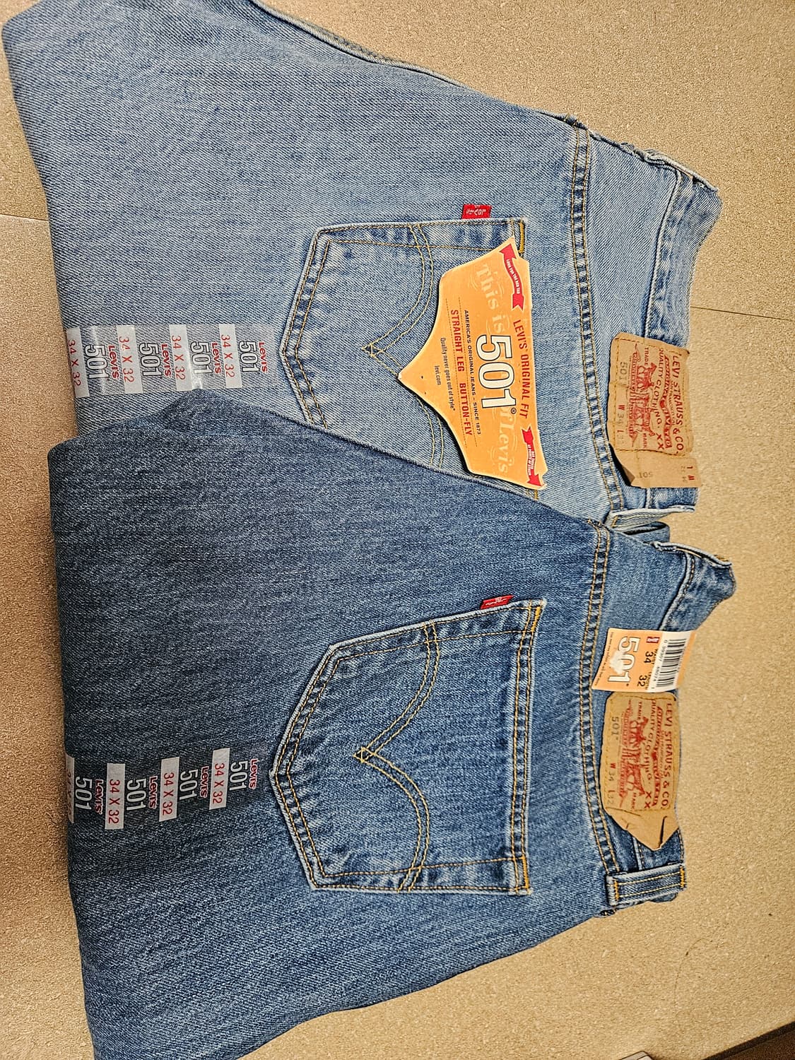 00s 데드스탁 levis 501 34x32 중청 리바이스 상품이미지5
