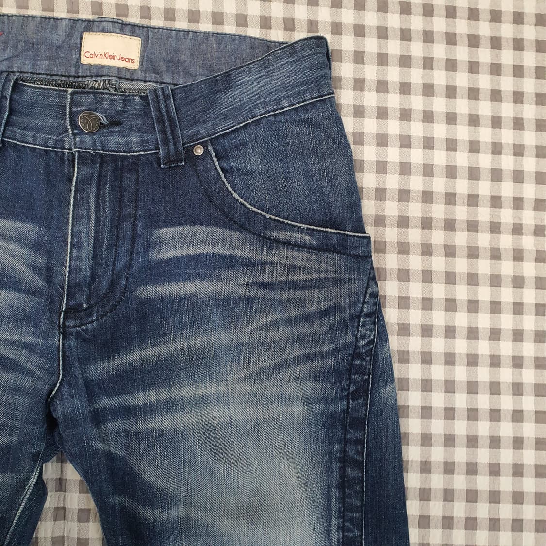 캘빈클라인 와이드 데님 청바지 남자30 상품이미지3