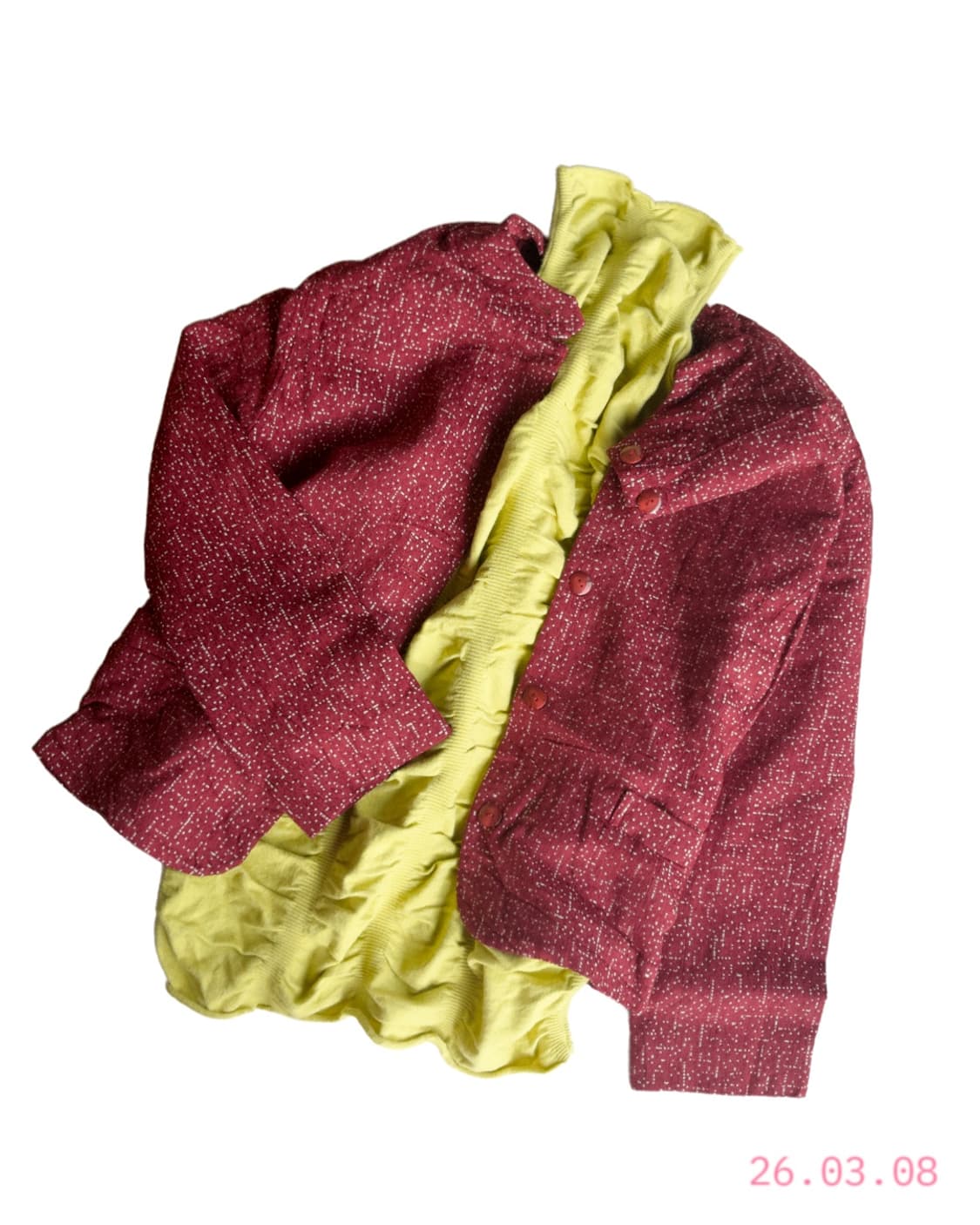 Red Speckled Jacket 레드 자켓 상품이미지2