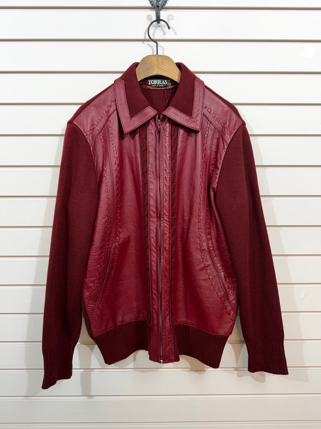 TORRAS 레더 니트 자켓 (Made In Spain)  상품이미지1