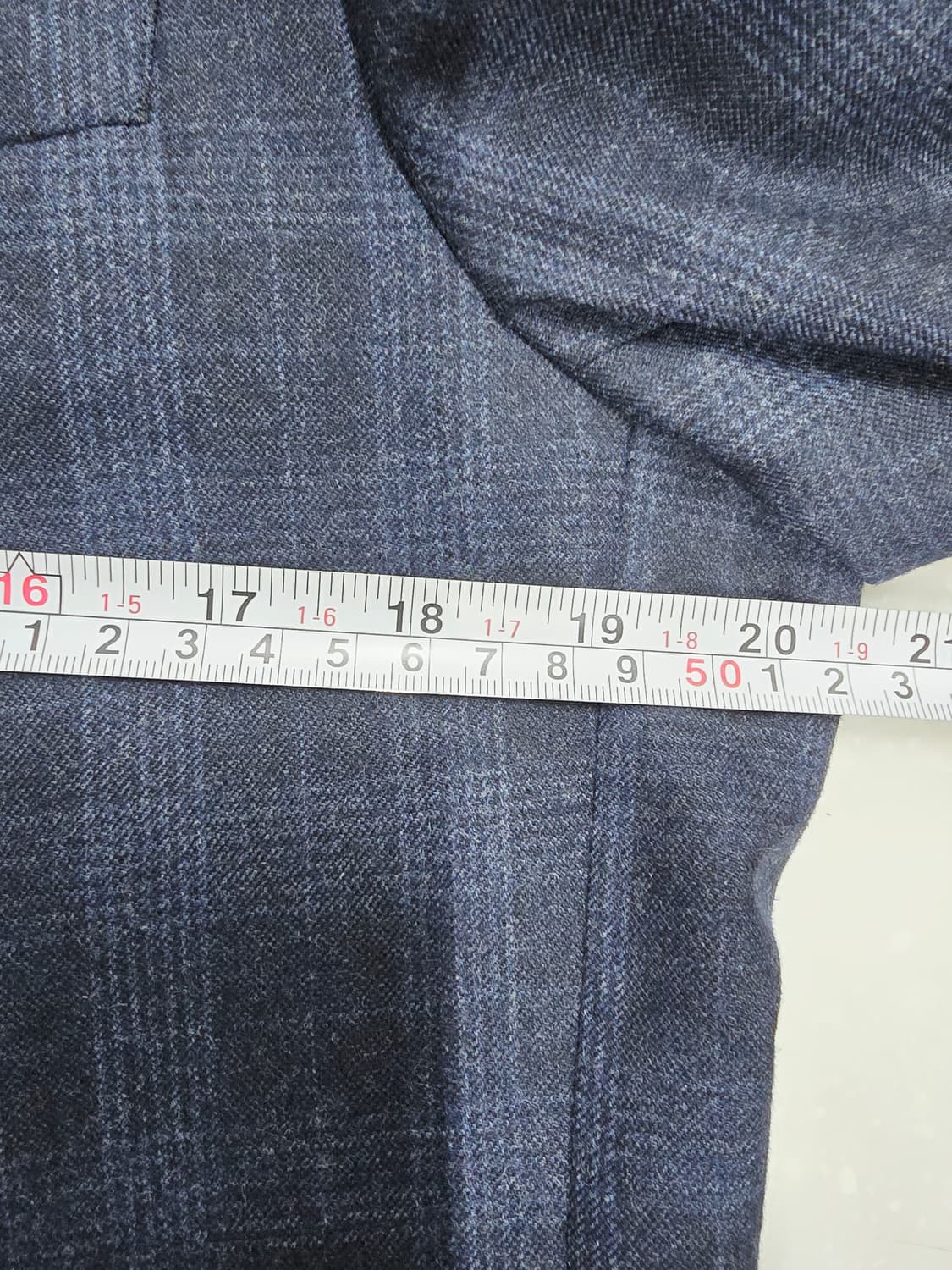 캠브릿지 체크무늬 남성 자켓 모100% 상품이미지6