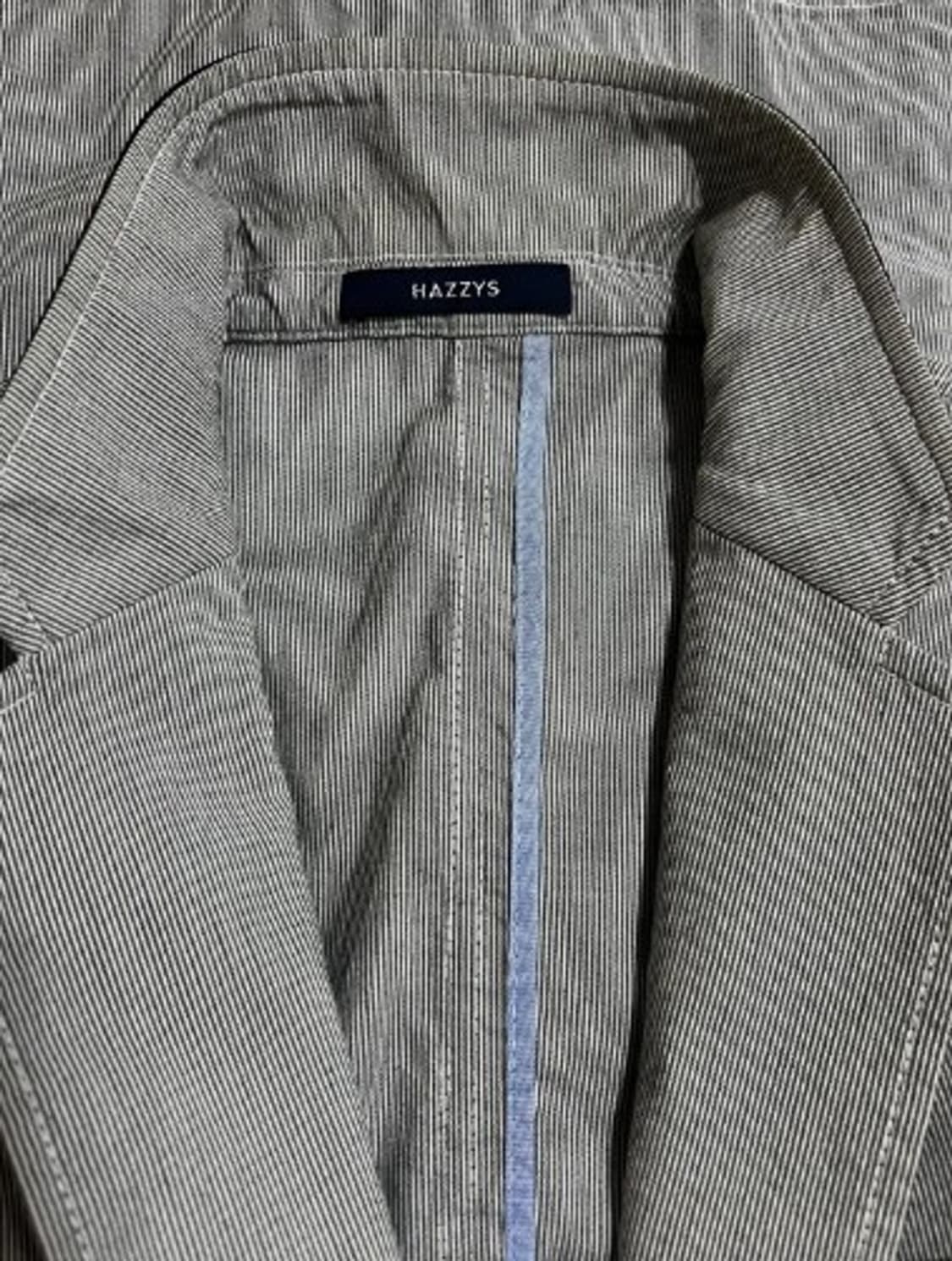 헤지스 남성 잔스트라이프코튼자켓 95 상품이미지4