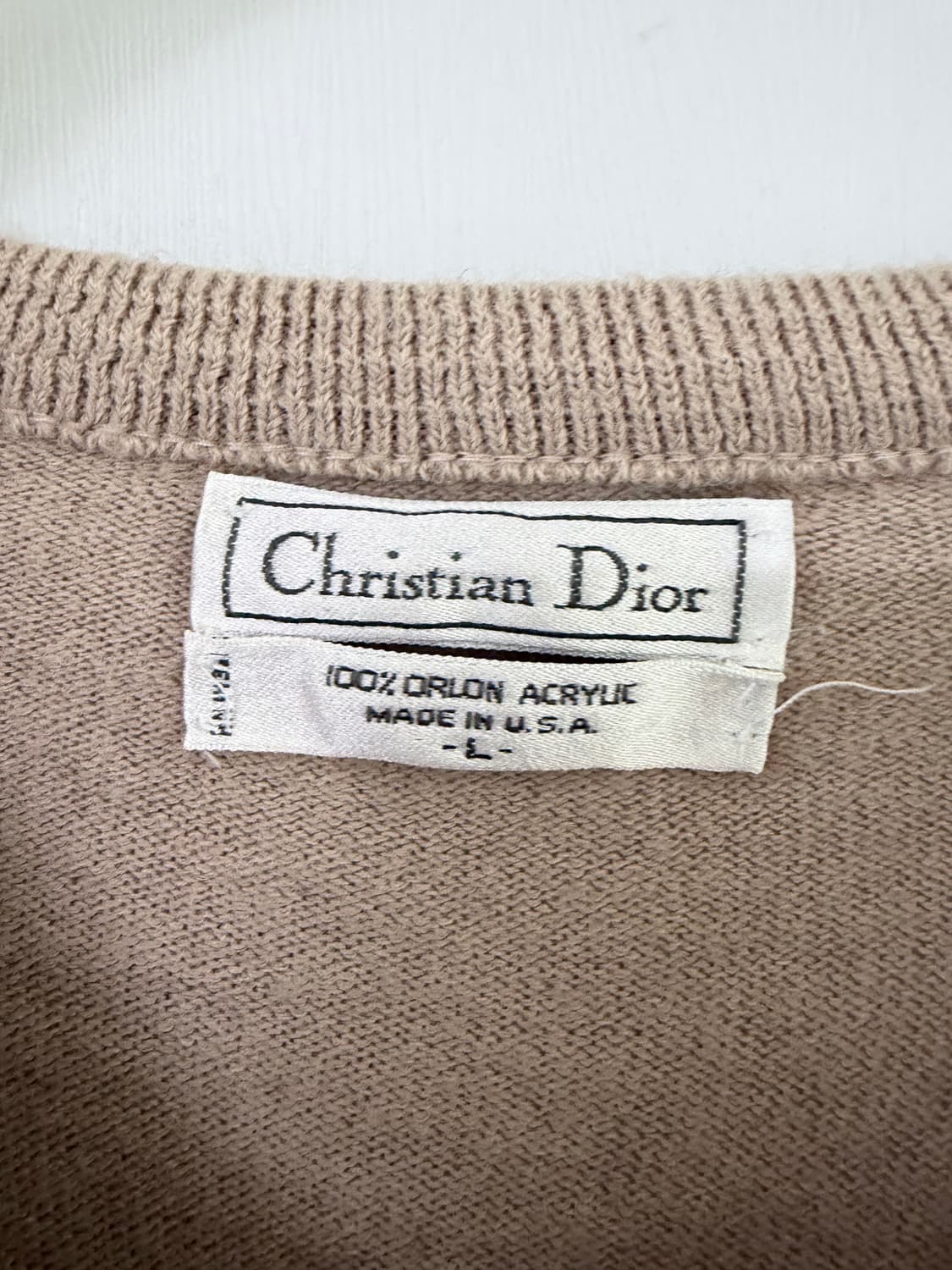 미국빈티지 디올 니트 상품이미지3