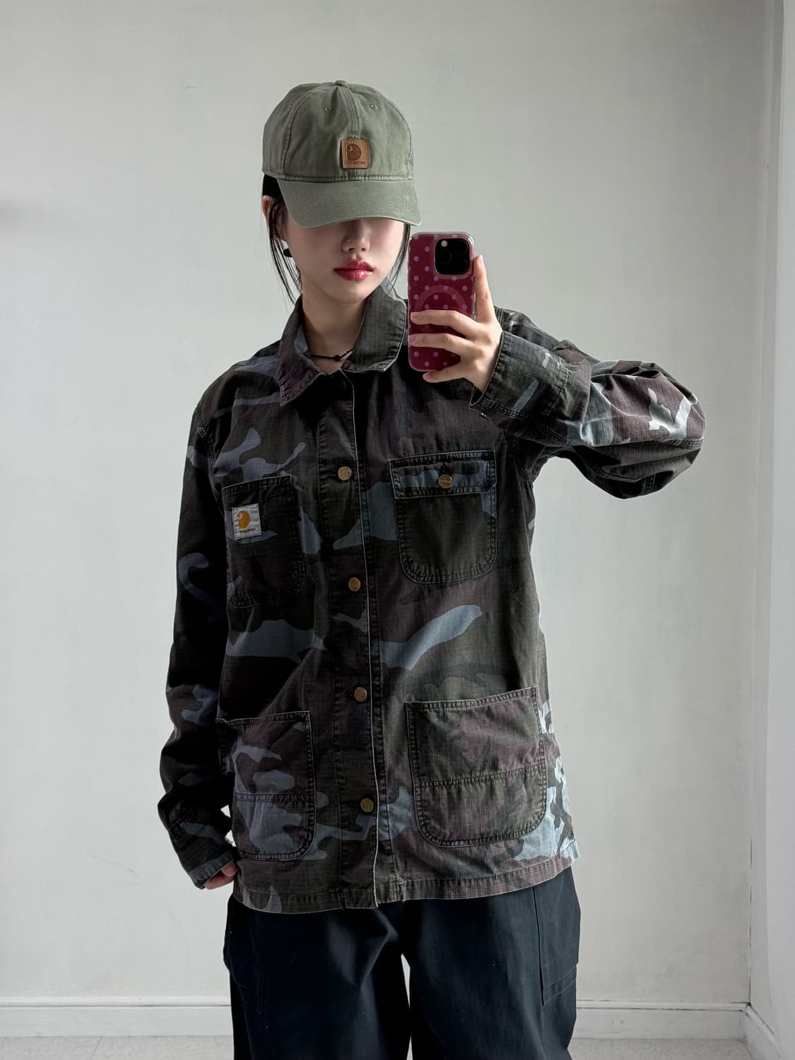 칼하트 wip 카모 자켓 상품이미지2