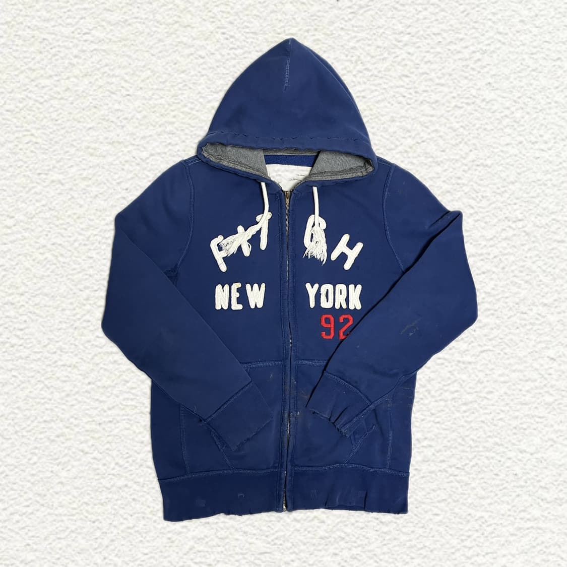 아베크롬비 후드집업 L 네이비 상품이미지1