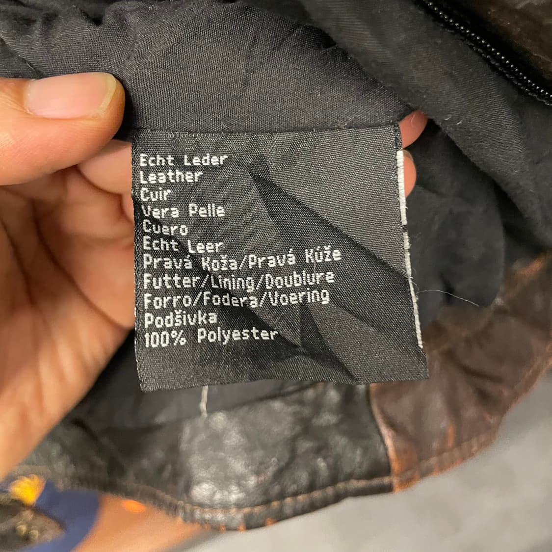 90s 알파 인더스트리 스페이스 포스 스컬 자수 라이더 리얼 레더 자켓 상품이미지10