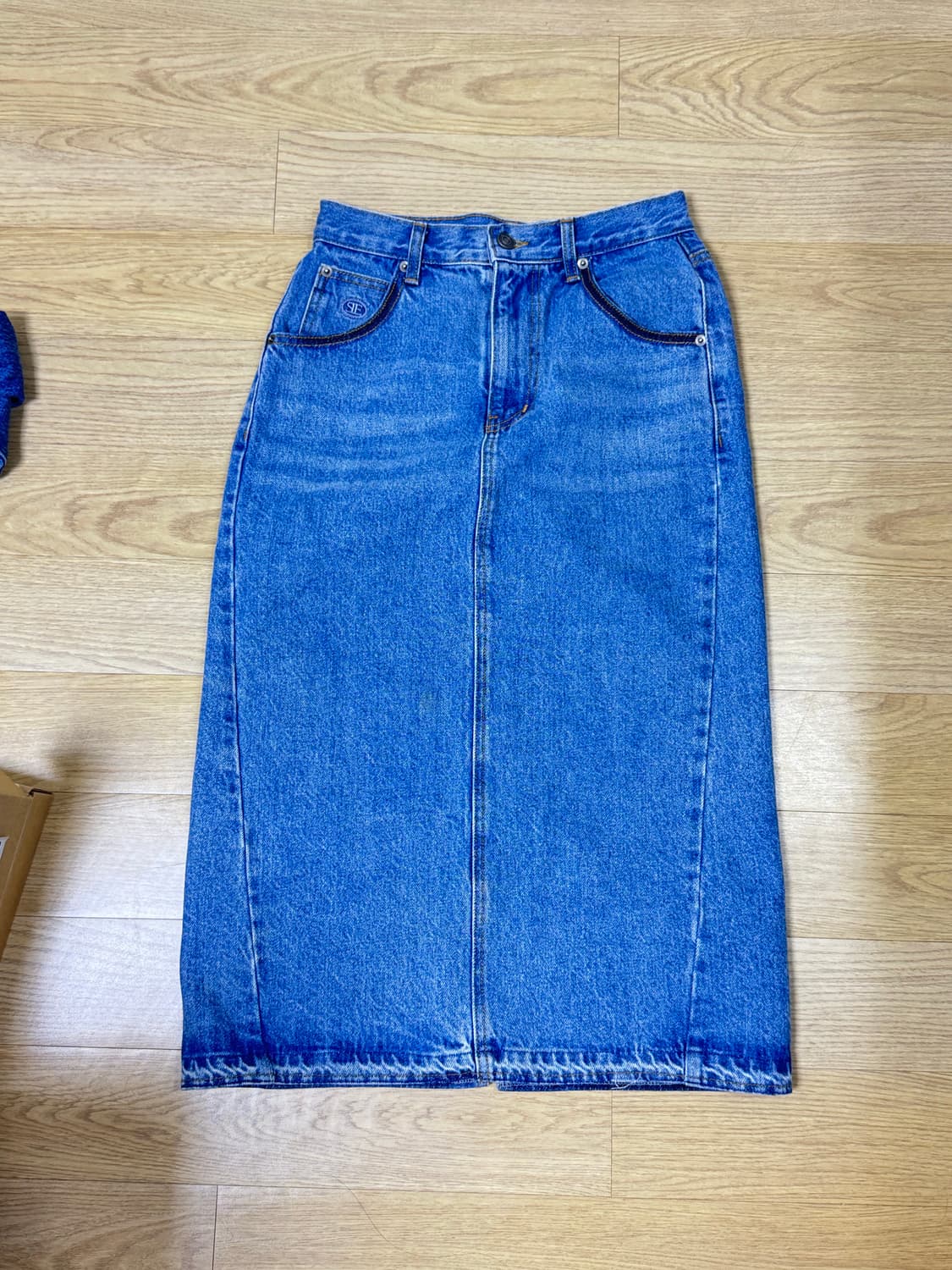 시엔느 위노나 데님 스커트 블루 S 상품이미지4