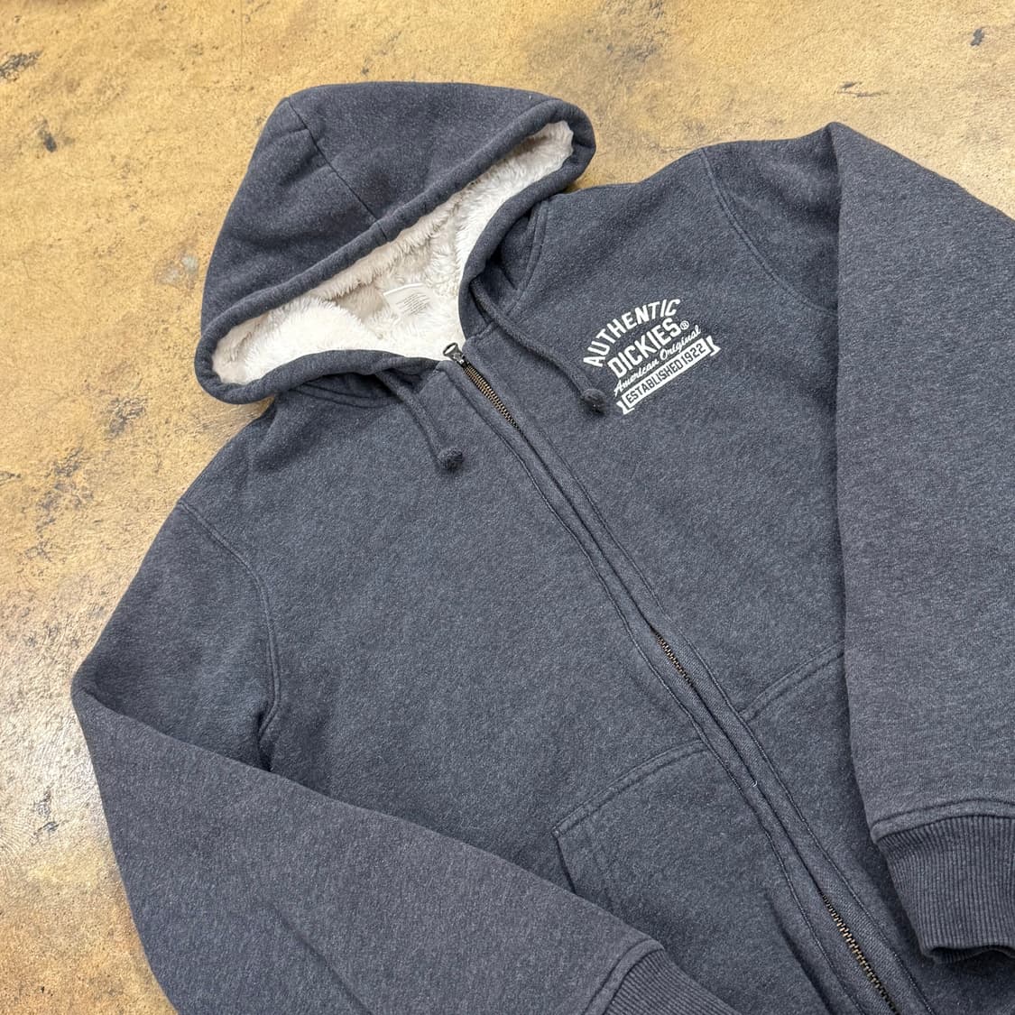 디키즈 그레이 양털 후드집업 상품이미지1