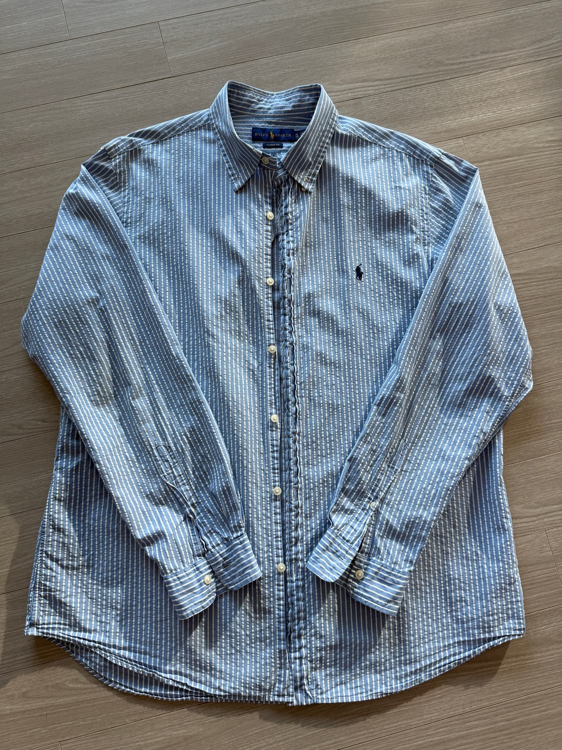 polo 폴로 시어서커 스트라이프 셔츠 xl 상품이미지1