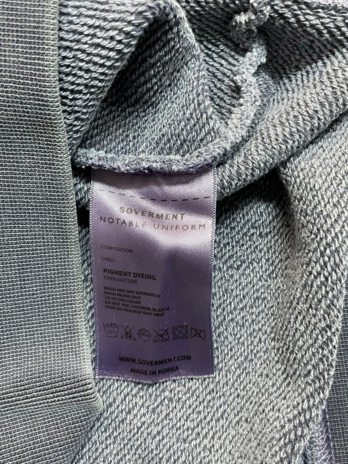 소버먼트 맨투맨  상품이미지5