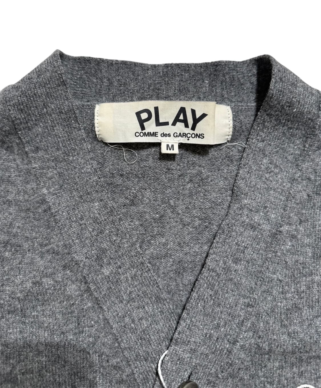 꼼데가르송 화이트 하트와펜 가디건 상품이미지4