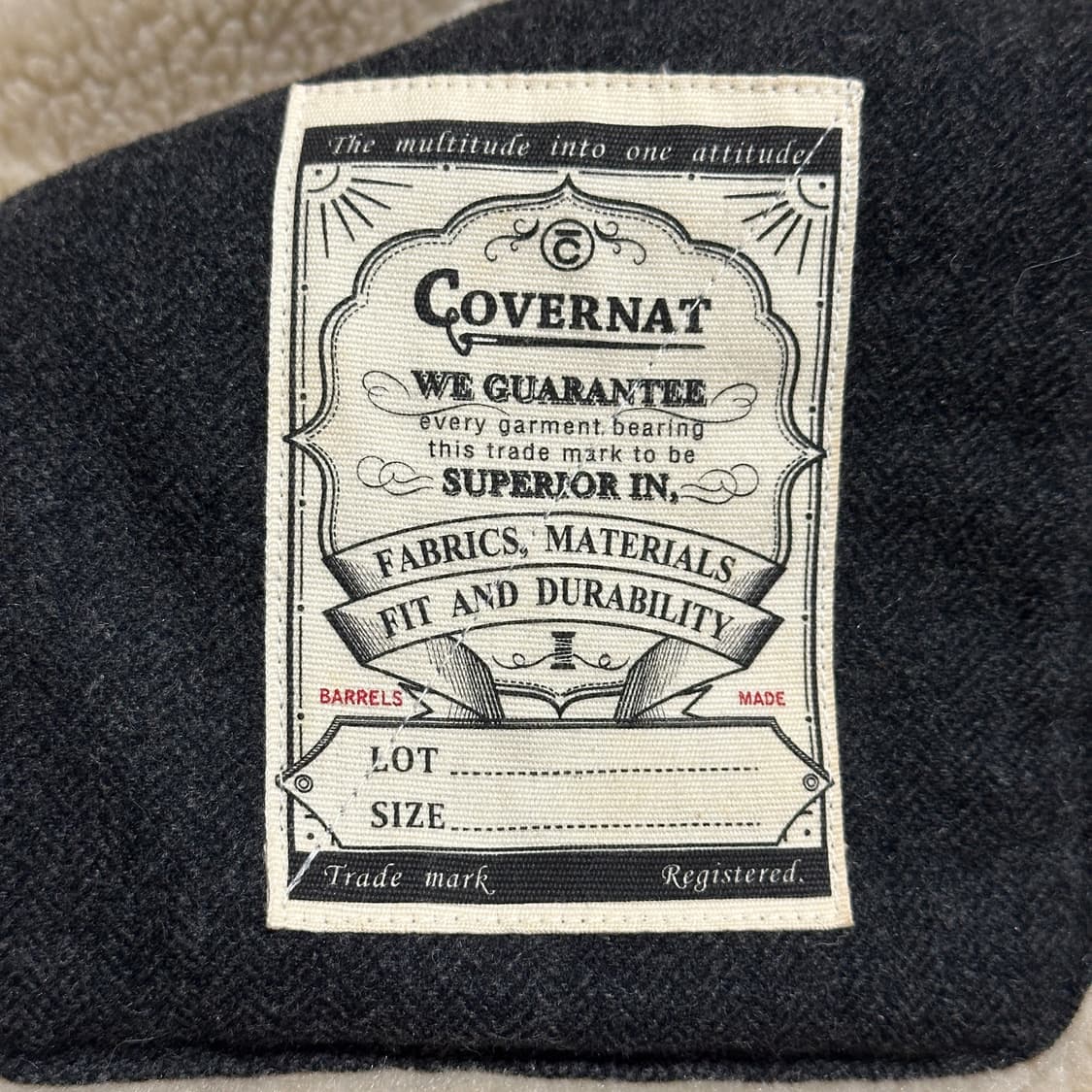 커버낫 헤리스 트위드 보아 베스트 상품이미지6